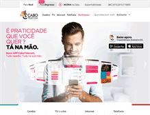 Tablet Screenshot of cabotelecom.com.br